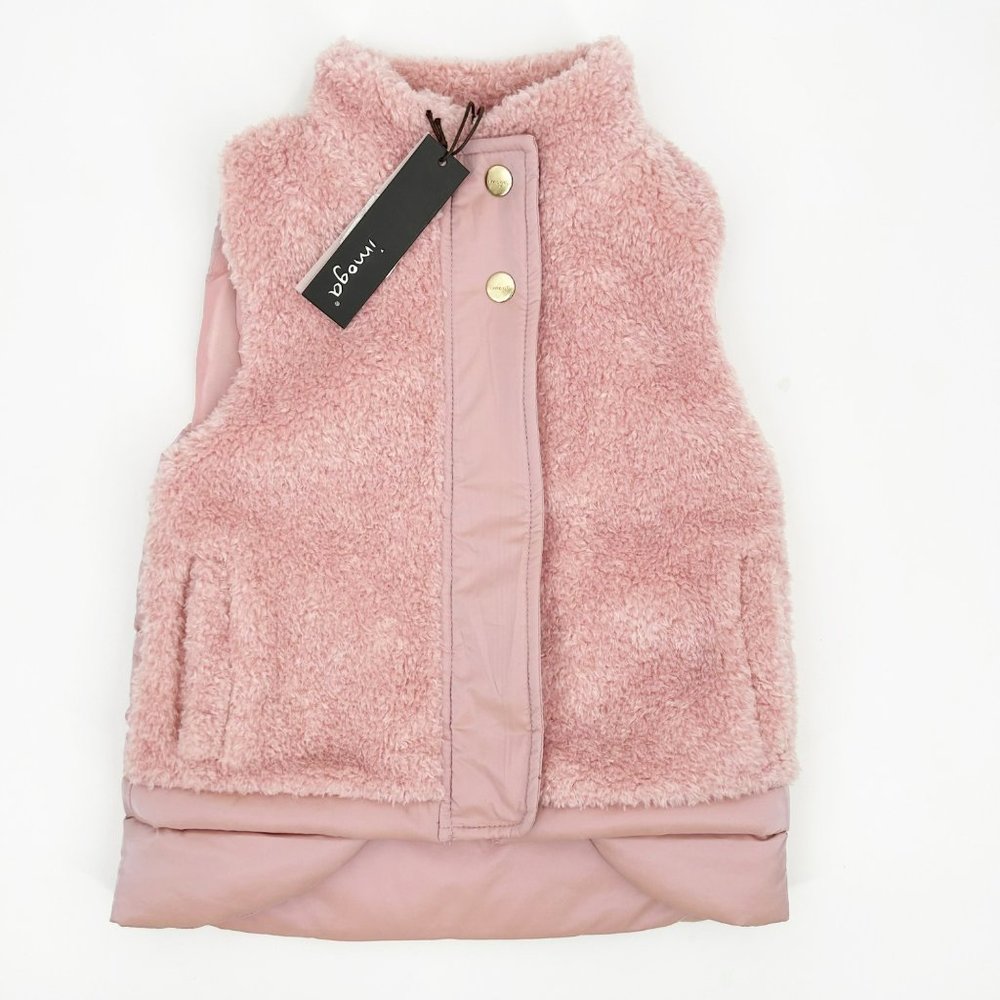 Imoga Girls Size 4 Felicia Faux Fur Vest